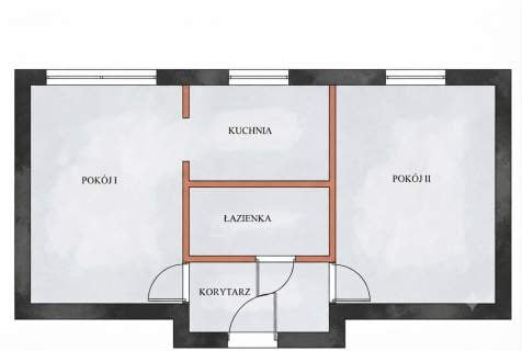 Do ZAMIESZKANIA I 2 widne pokoje I ZADBANE