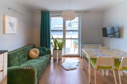 2 pokoje,balkon, garaż podziemny, Internet w cenie