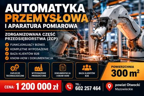 Funkcjonujący biznes   automatyka przemysłowa