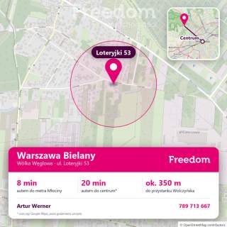 Bielany 979 m WZ na dom wolnostojący