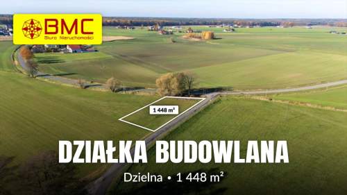 Działka budowlana Dzielna 1448m2