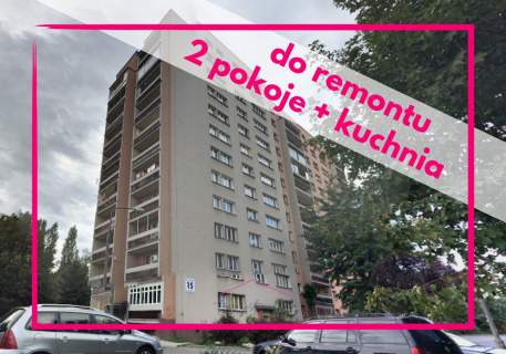 2 pokoje OSOBNA KUCHNIA balkon DO REMONTU