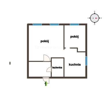 Dwupokojowe mieszkanie blisko centrum