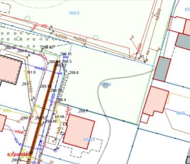Stradom Działka budowlana 832 m z pozwoleniem na budowę