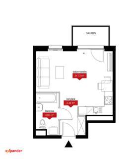Nowa Kawalerka 30mkw/ Nowoczesna inwestycja/Balkon