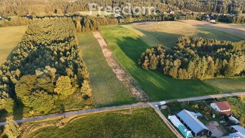 2 działki budowlane wz widok na las