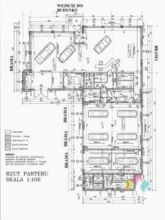 Obiekt z parkingiem, częścią warsztatowo - biurową 500m2