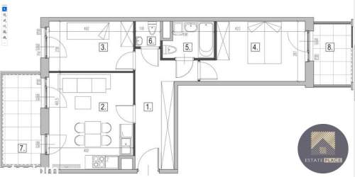 NOWOCZESNY APARTAMENT 2 SYPIALNIE 2 BALKONY