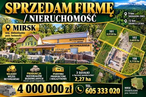 SPRZEDAM FIRMĘ /Nieruchomość