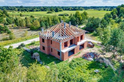 Cudny dom w stanie deweloperskim 147 m2 66 m2 poddasze gratis