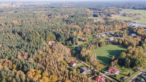 Barczewo-Ruszajny, działka budowlana pod lasem, MPZP