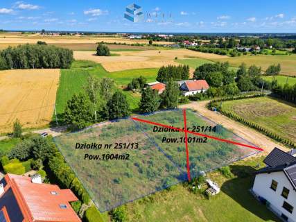 Działki budowlane przy Ostródzie