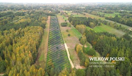 Działka budowlana 1020m2, Wilków Polski