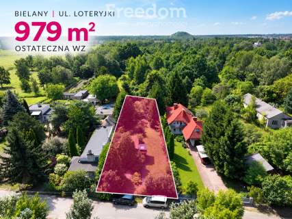 Bielany 979 m WZ na dom wolnostojący