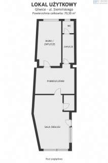 Lokal narożny z dużymi witrynami 70,30 m2 Gliwice, Siemińskiego