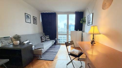 2 pokoje 40 m2, metro Rondo ONZ 100 m, 15 p., widok na City