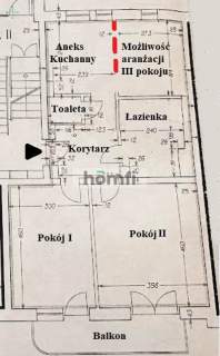 3pok, 64m2, balkon piwnica ul. Rydla Bronowice