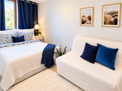 GOTOWY APARTAMENT 500 m OD PLAŻY Duży balkon wśród zieleni