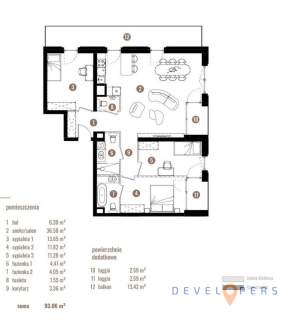 Apartament premium w Centrum 93 m2 I Taras I Loggia I hala garażowa