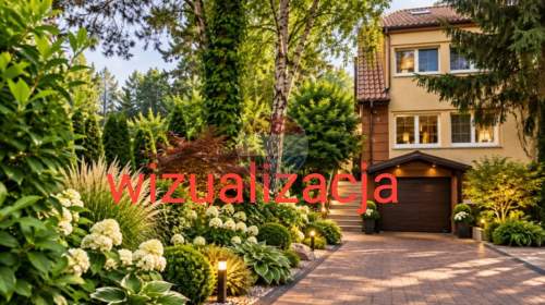 Dom z ogrodem w Pionkach - 110m2 bliźniak
