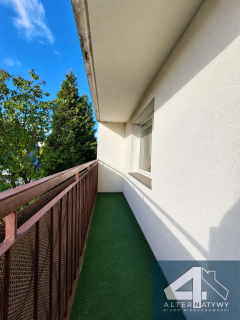 Słoneczne M4 na parterze z balkonem