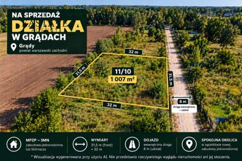 Zabudowa jednorodzinna lub bliźniacza Blisko Puszczy Kampinoskiej