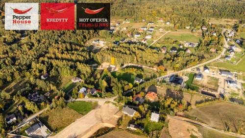 DZIAŁKA BUDOWLANA 1256 m POMLEWO MPZP