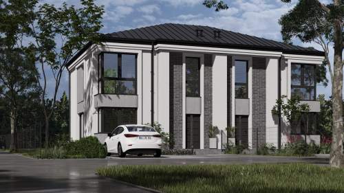 Dom, dwulokalowy - Wieliszew ul. Podgórna 110,90m2