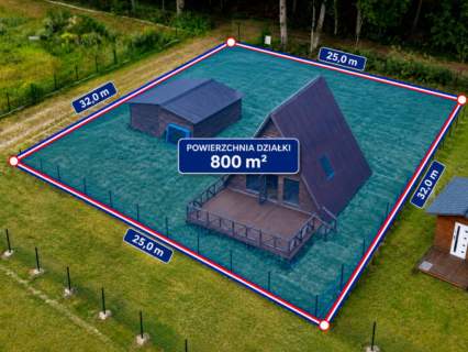 Domek nad jeziorem Łętowskim 64 m Działka 800 m