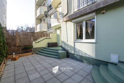 2 pokoje z zielonym tarasem 25m w Centrum 