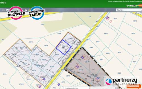 Działka mieszkaniowa z MPZP pow 1204m2