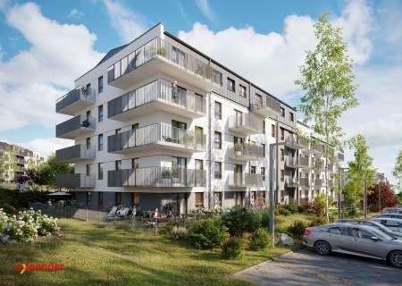 3 pokoje z dużym balkonem Gdańsk Południe 52,66 m III pię