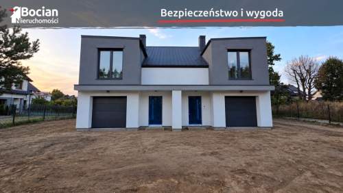 Nowoczesny bliźniak w stanie deweloperskim-Banino