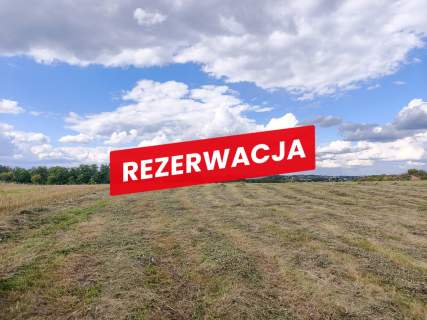 Działka rolno-budowlana z WZ Jurków - gm. Czchów