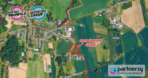 Działka o pow 1033m2 z MPZP w Bielkówku