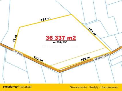 3,63 ha - Dom 264 m stodoła, Woźniki