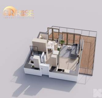Sunrise Park Mieszkanie nr 2.1 2 pokoje 32,56 m2 balkon