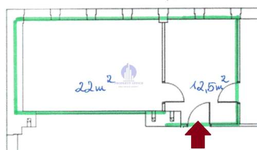 Wola lokal biurowy 34,50 m2 do wynajęcia