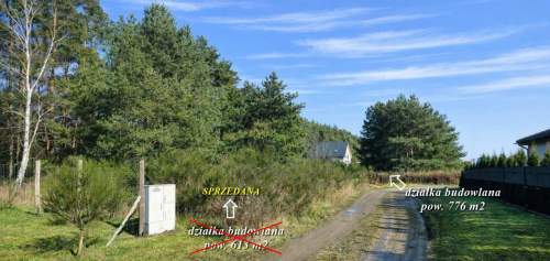 DZIAŁKA 30 m OD LASU ... ok 8 km od Kołobrzegu