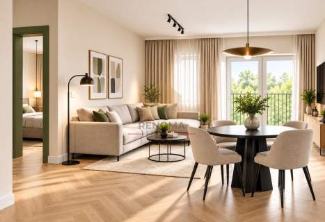 NOWE 2 POKOJE 48,59 m BALKON STARY MŁYN