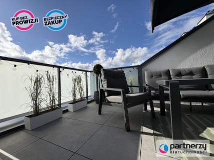 duży taras balkon, 2 poziomowe