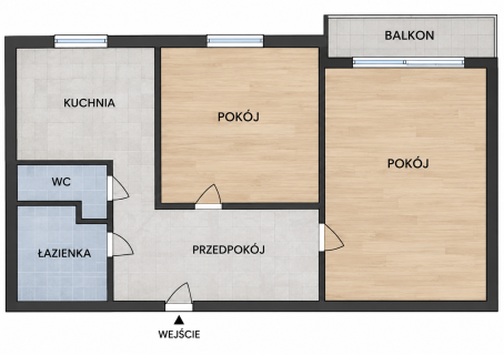 Mieszkanie na sprzedaż 2 pokoje 50,72m2 Zagórze