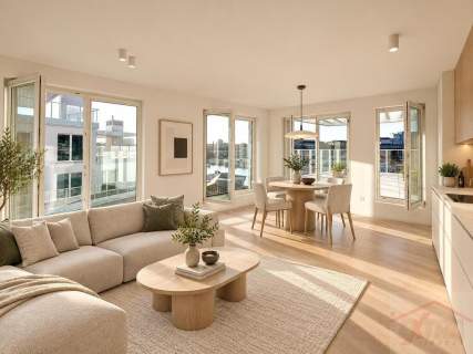 Apartament z dużym tarasem nad Odrą i panoramą .