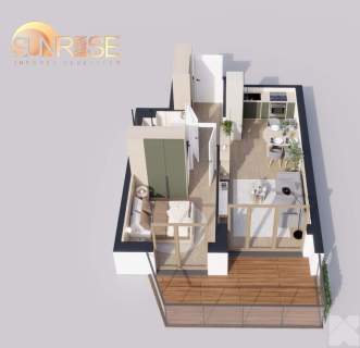 Sunrise Park Mieszkanie nr 2.3 2 pokoje 39,25 m2 balkon