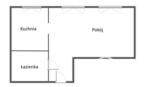 Duża kawalerka w samym centrum Szczecina   38,80 m