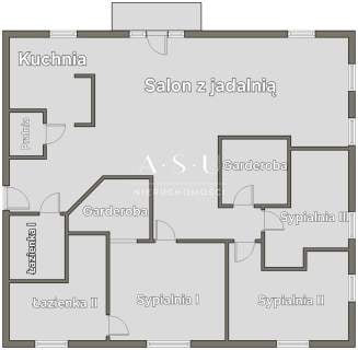 Salon 3 sypialnie I 2 łazienki I 2 garderoby