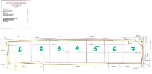 działka budowlana 730m2 w kwadracie pod dom jednorodzinny z mediami