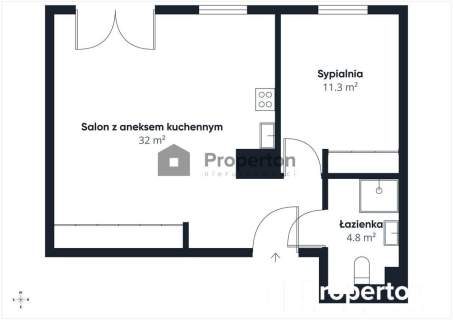 Nowoczesne 2 pokoje 48,15 m Loggia Garaż Łomża ul. Aka