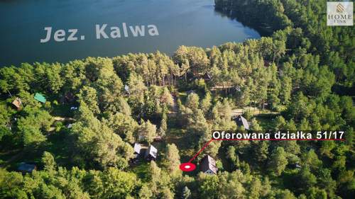 Działka rekreacyjna z dostępem do Jeziora Kalwa