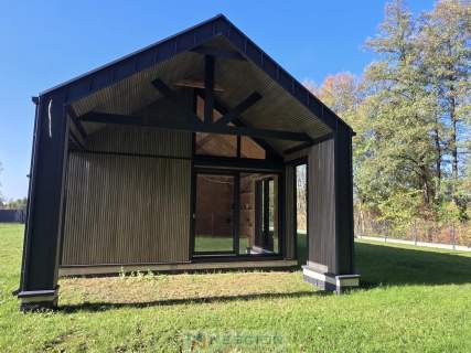 Nowoczesny dom 90 m w Golicach blisko natury